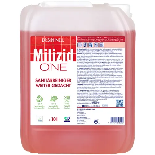 Produktbild Dr. Schnell Milizid One 10 L Sanitärreiniger