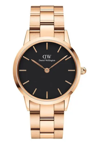 Daniel Wellington Iconic Link Damenuhr - Elegante Armbanduhr für Frauen mit 36 mm Gehäuse aus 316L-Stahl, japanischem Quarzwerk und 24 Monate internationaler Garantie – perfekt für stilbewusste Damen.