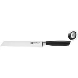 Zwilling Brotmesser ZWILLING All*Star 20 cm - Silber - Küchenmesser mit 20 cm langer Klinge aus Sonderschmelze für präzises Schneiden und Langlebigkeit, ideal für frisches Brot und Brötchen.