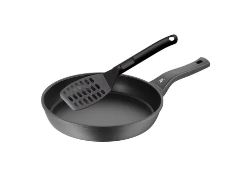 WMF Bratpfanne PermaDur Premium 28 cm - Pfanne aus Aluminiumguss mit langlebiger Antihaftbeschichtung, ideal für fettfreies Braten. Hitzebeständig bis 260°C und für alle Herdarten geeignet, inklusive Induktion.