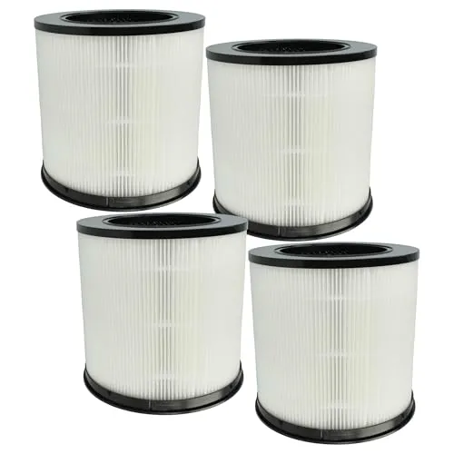 vhbw 4X Luftilter kompatibel mit Xiaomi Smart Air Purifier 4 Compact Luftreiniger - Kombifilter Vorfilter + HEPA + Aktivkohle