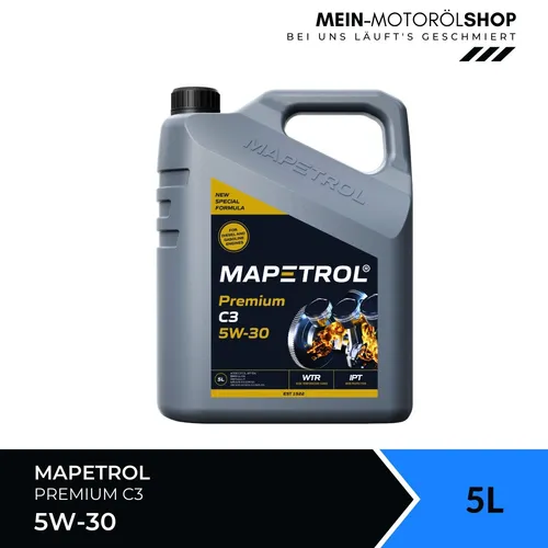 Mapetrol C3 5W-30 VW 505 01 Renault Opel dexos 2 Mercedes BMW Longlife 5 Liter