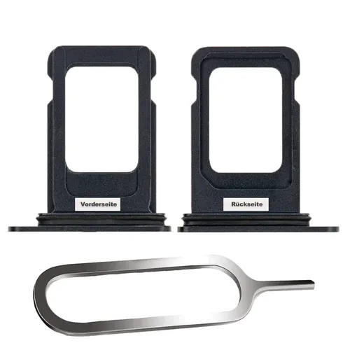 iPHONE 13 SIM KARTEN HALTER TRAY ADAPTER FACH STECKE SLOT CARD NADEL MITTERNACHT