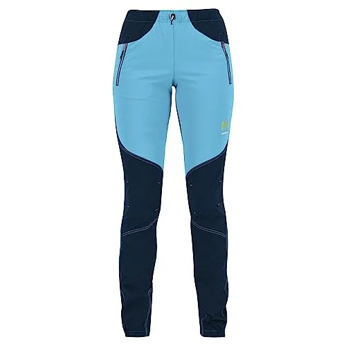 Karpos Damen Rock Hose - Atmungsaktive Wanderhose in Größe L, blau - Wanderhosen mit elastischem, atmungsaktivem Material und Verstärkungen für vielseitigen alpinen Einsatz.
