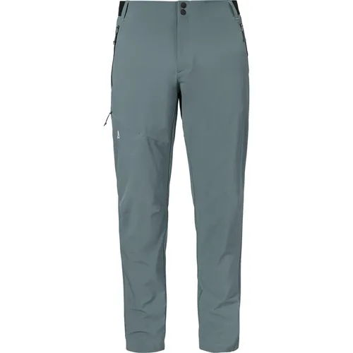 Schöffel Pants Style Blaustein Men grau (9405) 48 - Hochwertige Wanderhose - Wanderhosen für Herren, gefertigt aus recyceltem Nylon, bieten höchste Bewegungsfreiheit und schnellen Feuchtigkeitstransport. Ideal für Outdoor-Enthusiasten, die Komfort und Funktionalität schätzen.