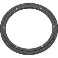 Aluminium Drehkranz schwarz Ø 304 mm – belastbar bis 300 kg - Rillenkugellager für Drehtische und Maschinenbau, robust und kugelgelagert für sanfte 360-Grad-Drehung, ideal für hohe Belastungen.