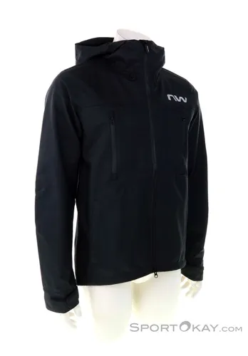 Northwave MTB-Jacke Noworry Pro Hardshell Schwarz - Hochwertige Bike-Jacke aus 100% Nylon, wind- und wasserabweisend, ideal für anspruchsvolle Mountainbiker und Outdoor-Abenteuer.