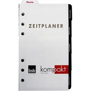 bsb Kalendereinlagen 02-0057, A6, 1 Woche auf 2 Seiten - A6-Kalendereinlagen mit 1 Woche auf 2 Seiten, ideal für Organisation und Planung. Komplett ausgestattet mit Lineal, ABC-Register und Notizseiten für maximale Effizienz.