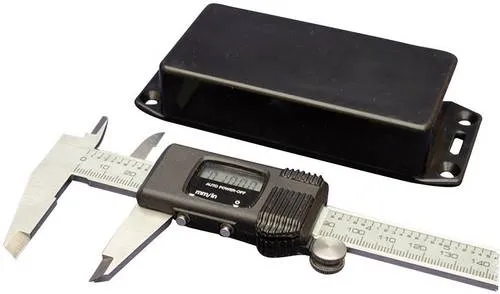 Hammond Electronics 1591HFLBK Universal-Gehäuse 165 x 71 x 29 ABS Schwarz 1St.