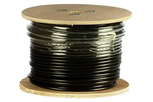 Danicom CAT5E FTP 305m Außenkabel - Hochgeschwindigkeits Ethernetkabel - Cat-5e-Ethernetkabel für den Außenbereich mit einer Übertragungsgeschwindigkeit von bis zu 1000 Mbit/s, ideal für Netzwerke mit RJ45 Buchse.