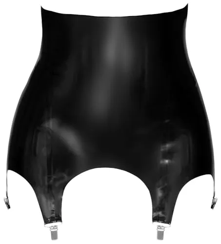 Latex Strapsgürtel L Schwarz in schwarz von You2Toys