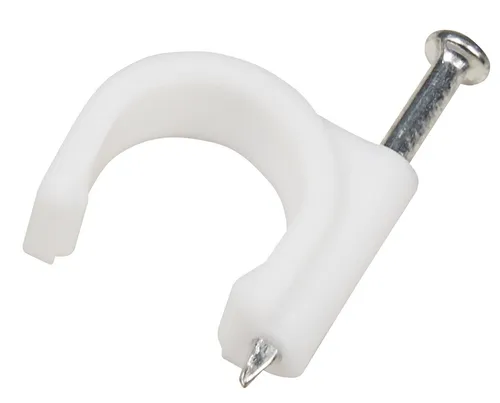 Kabelschelle, 12mm, 100er-Pack, weiß