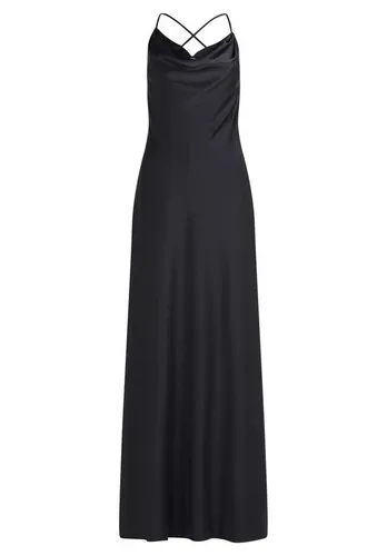 V.M. Abendkleid in Anthrazit mit Wasserfall-Ausschnitt, Größe 42 - Elegantes A-Linien Abendkleid von V.M. by Vera Mont. Der besondere Wasserfall-Ausschnitt und der bequeme Material-Mix sorgen für perfekten Sitz und Bewegungsfreiheit. Ideal für festliche Anlässe.