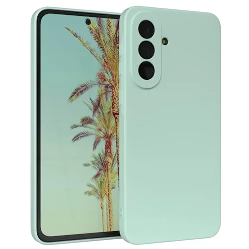EAZY CASE - Silikonhülle für Galaxy A37 Hülle Silikon Case Grün weich stoßfeste Handyhülle Schutzhülle mit Kameraschutz Dünn Premium Schutz Cover TPU Phone Bumper in Pastell Mintgrün Matt