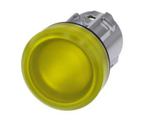 SIEMENS BLINKLEUCHTE GELB GLATTE LINSE 3SU10516AA300AA0