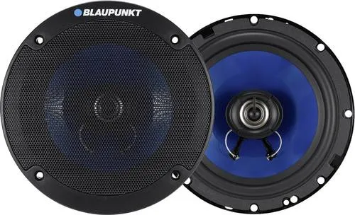 Blaupunkt ICx 662 2-Wege Einbau-Lautsprecher - Car-HiFi-Lautsprecher mit 35 W RMS, ideal für kraftvollen Sound im Auto, inklusive 2 Lautsprecher und Designabdeckungen.