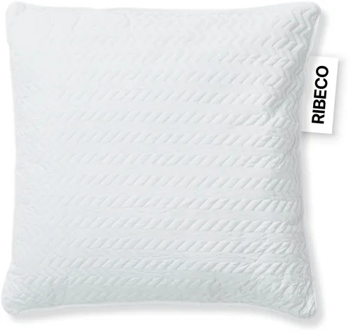 Taschenfederkern-Kopfkissen 80 x 80 cm - Kissen für hohen Schlafkomfort mit anschmiegsamem, pflegeleichtem Bezug - ideal für erholsame Nächte.