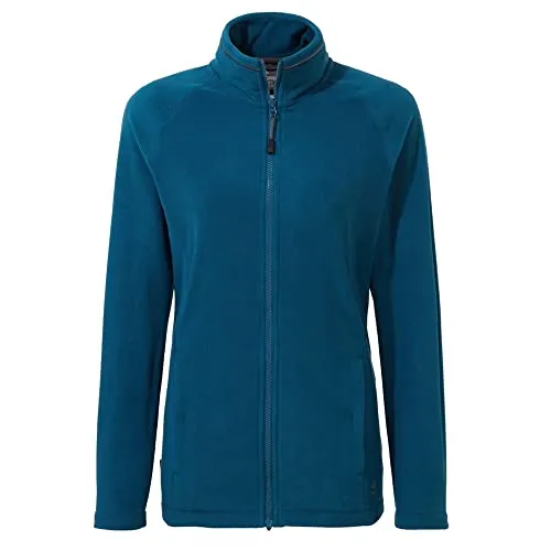 Craghoppers Damen Expert Miska 200 Fleecejacke, Poseidon Blue, 46 EU - Outdoor Fleecejacke für Damen, bietet außergewöhnliche Wärme und ist ideal als isolierende Zwischenschicht. Hergestellt aus recyceltem Material für umweltbewusste Verbraucher.