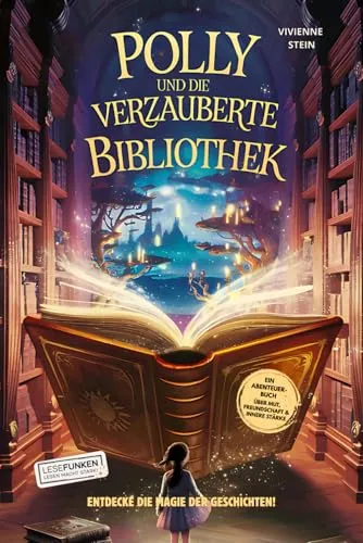 Polly und die verzauberte Bibliothek: Entdecke die Magie der Geschichten! - Multikulturelle Geschichten & Fabeln für Kinder, ein inspirierendes Abenteuerbuch über Mut, Freundschaft und Selbstvertrauen, das Kinder zum Lesen motiviert.