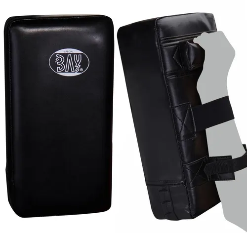 BAY-Sports Pratzen Black Corner Arm-Pratze Armschlagpolster, Thaipad Schlagkissen MMA Muay Thai Thaiboxen Kickboxen