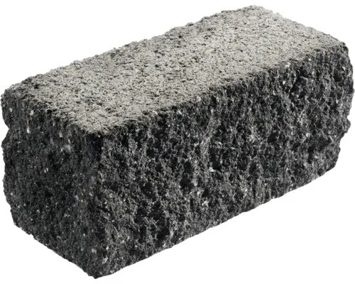Mauerstein Natura basalt-schwarz 35 cm x 15 cm x 16 cm