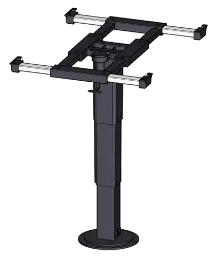 PONTTOR ilse 5894 A08 Liftgestell Tischgestell Liftsäule mit Verdrehung und Verschiebung mit klick-Klack-System Auto Wohnwagen Wohnmobil Caravan