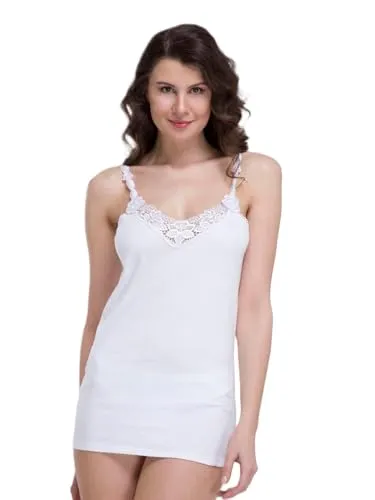 Damen Unterhemd mit elastischen Trägern im 3er Pack (DE/NL/SE/PL, Numerisch, 40, 42, Regular, Regular, Weiß)