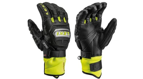 Leki Skihandschuhe Worldcup Race TI S Speed System - Handschuhe mit abriebfestem Ceramic Reptile Shell Material und LEKI Trigger S System für optimale Kontrolle und Dämpfung beim Skifahren.