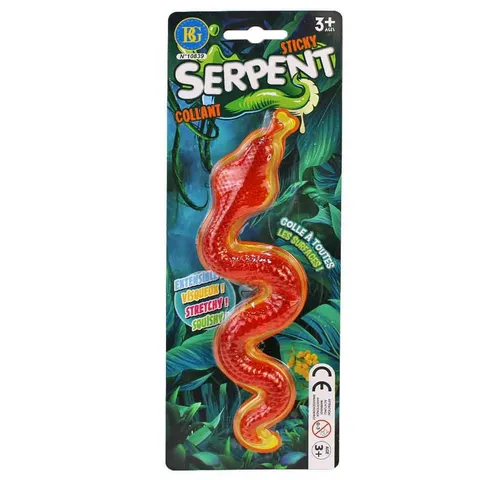 B&G INTERNATIONAL Actionfigur Gummi Schlange klebend - ca. 23 cm, (1-tlg)