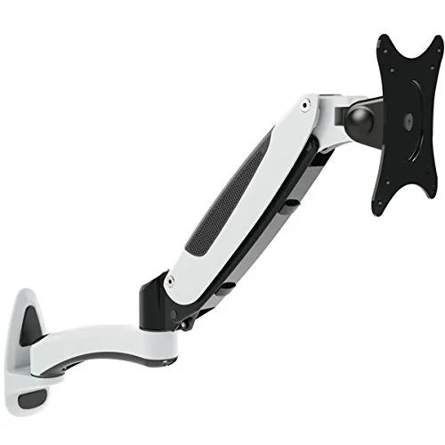 HFTEK Monitor-Halterung für 15 bis 27 Zoll Monitore, weiß