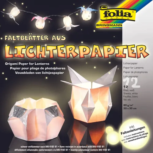 folia Transparentpapier 80 g/m², 12 Blatt - Perfekt für kreative Projekte - Pergamentpapier, ideal für Bastelarbeiten und zum Gestalten von Einladungen oder Karten mit einzigartigem Look.