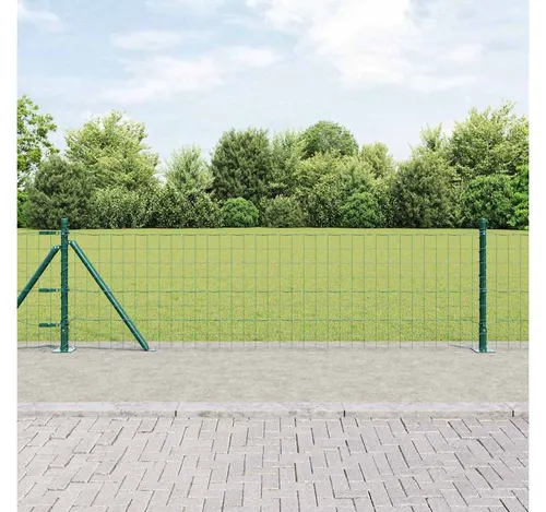 furnicato Zaun Outdoor-Zaunpaneel-Set Grün 5000 x 3,2 x 60 cm - Wetterfest und Robust - Praktisches Outdoor-Zaunpaneel-Set für sichere Abgrenzung. Wetterfest und robust, ideal für Garten und Terrasse. Flexible Montage für individuelle Gestaltung in jedem Außenbereich.