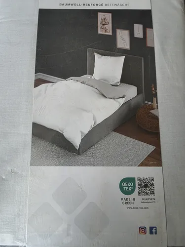 Bierbaum Bettwäsche 155x220 + 80x80 cm, Komfortgröße - Bettwäsche-Set in Komfortgröße für ein gemütliches Schlafzimmer, aus hautfreundlicher Baumwolle für besten Schlafkomfort.