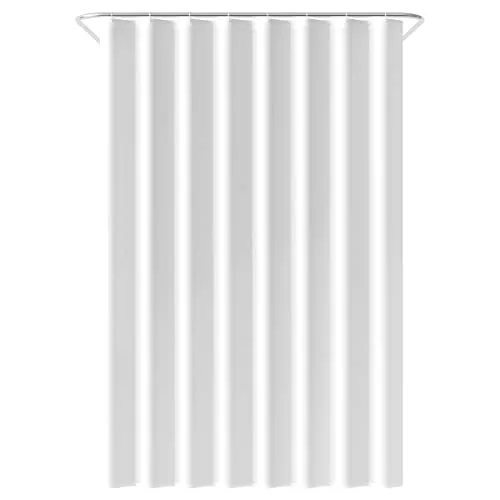 Loti Living Anti-Schimmel Duschvorhang 120 x 200 cm Weiß in weiß von Loti Living