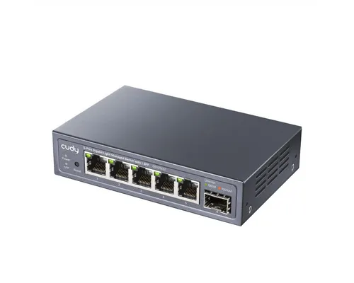 cudy GS105ES1 5-Port Gigabit Switch Light Managed in grau von Cudy