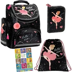Ballerina Tänzerin Schulranzen 4er Set