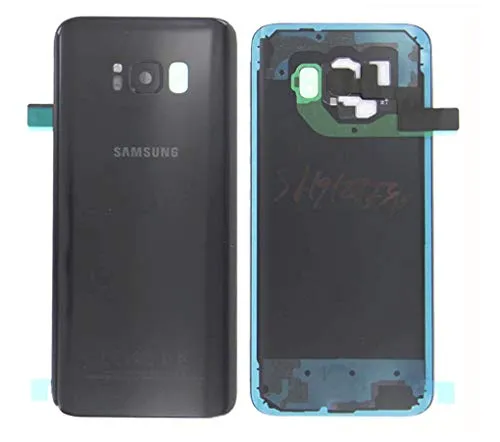 Handyteile24 ✅ ? ? ? ? Service Ersatzteil Akku Deckel Akkudeckel Backcover Klebestreifen Midnight Black Schwarz für Samsung Galaxy S8 Plus G955F GH82-14015A