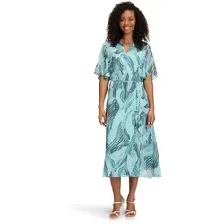 Betty & Co Damen Kleid - Freizeitkleider für Damen mit schwingender Passform und auffälligem grafischem Muster, ideal für Freizeit und besondere Anlässe, vereint Stil und Komfort.