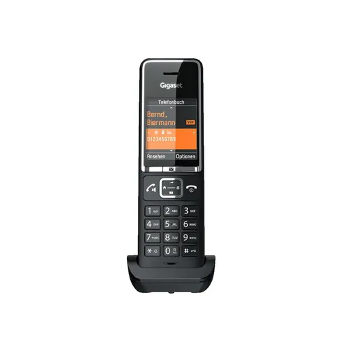 GIGASET COMFORT 550HX DECT-Mobilteil - Komfortables Telefon für Router, intuitiv bedienbar mit 100 Einträgen Sperrliste und ideal für Familien und Homeoffice