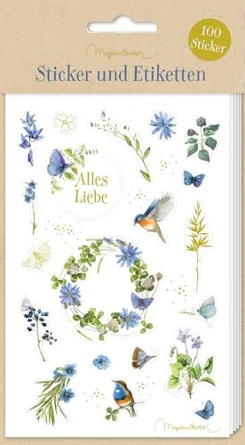 Produktbild Stickerbogen mit 100 Stickern: Marjolein Bastin