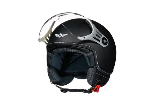 MOTO HELMETS Motorradhelm Integralhelm Motorrad Roller Full Helm AF-84, Helm für Motorrad Roller Scooter, Schnellverschluss, Visier, nur 1050g