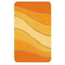 Kleine Wolke Badteppich OCEAN Safran 70 x 120 cm in orange von Kleine Wolke