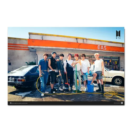 Poster BTS (K-Pop) - Gas Station - Quer 91,5x61cm NEU 15594 ge