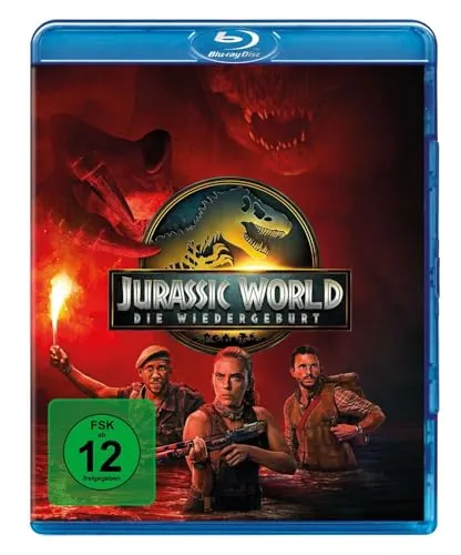 Jurassic World: Die Wiedergeburt Blu-ray (FSK: 12) - Packender Thriller in atemberaubender HD-Qualität, ideal für Dinosaurier-Fans und spannende Filmabende.
