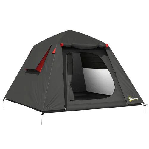 Campingzelt 2 Personen Kuppelzelt 3000mm wasserdicht - Kompaktes Kuppelzelt für 2 Personen, ideal für Camping und Outdoor. Mit 2 Türen und praktischen Organizer-Taschen für mehr Komfort unterwegs. Perfekt für 3-Jahreszeiten.