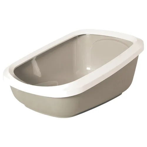 Nobby Katzentoilette ASEO JUMBO mokka/weiß 67,5 x 48,5 x 28 cm