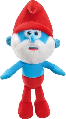 Schmidt Spiele 42282 Die Schlümpfe, Papa Schlumpf, 27 cm, Plüschfigur