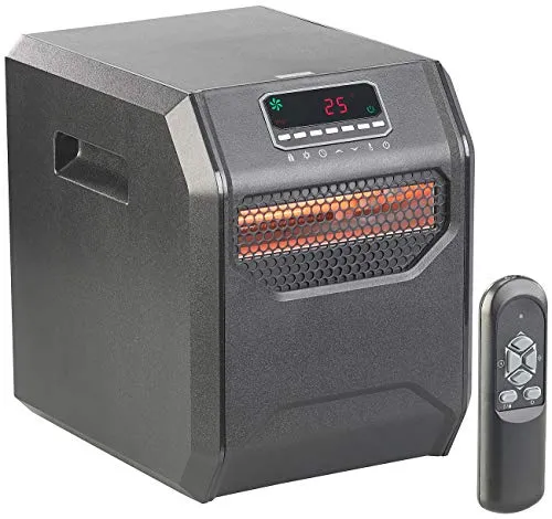 Sichler Haushaltsgeräte Infrarot Heizlüfter: Infrarot-Raum-Schnellheizer, 1.500 W, Fernbedienung, 6 Röhren, 25 m² (Raumheizer, E Heizung, Standheizung)