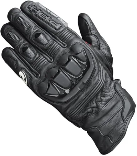 Held Misawa Lederhandschuhe kurz Schwarz 11 - Sport Touring - Hochwertige Motorradhandschuhe aus Leder für Herren, ideal für sportliches Touring mit optimalem Grip und Komfort.