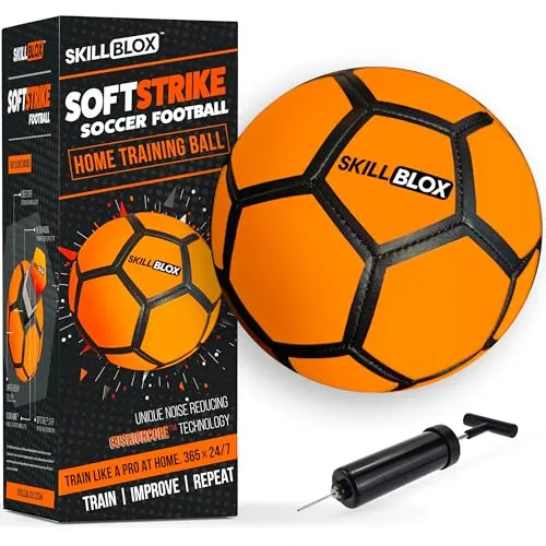 Fußball Orange von SKILL BLOX